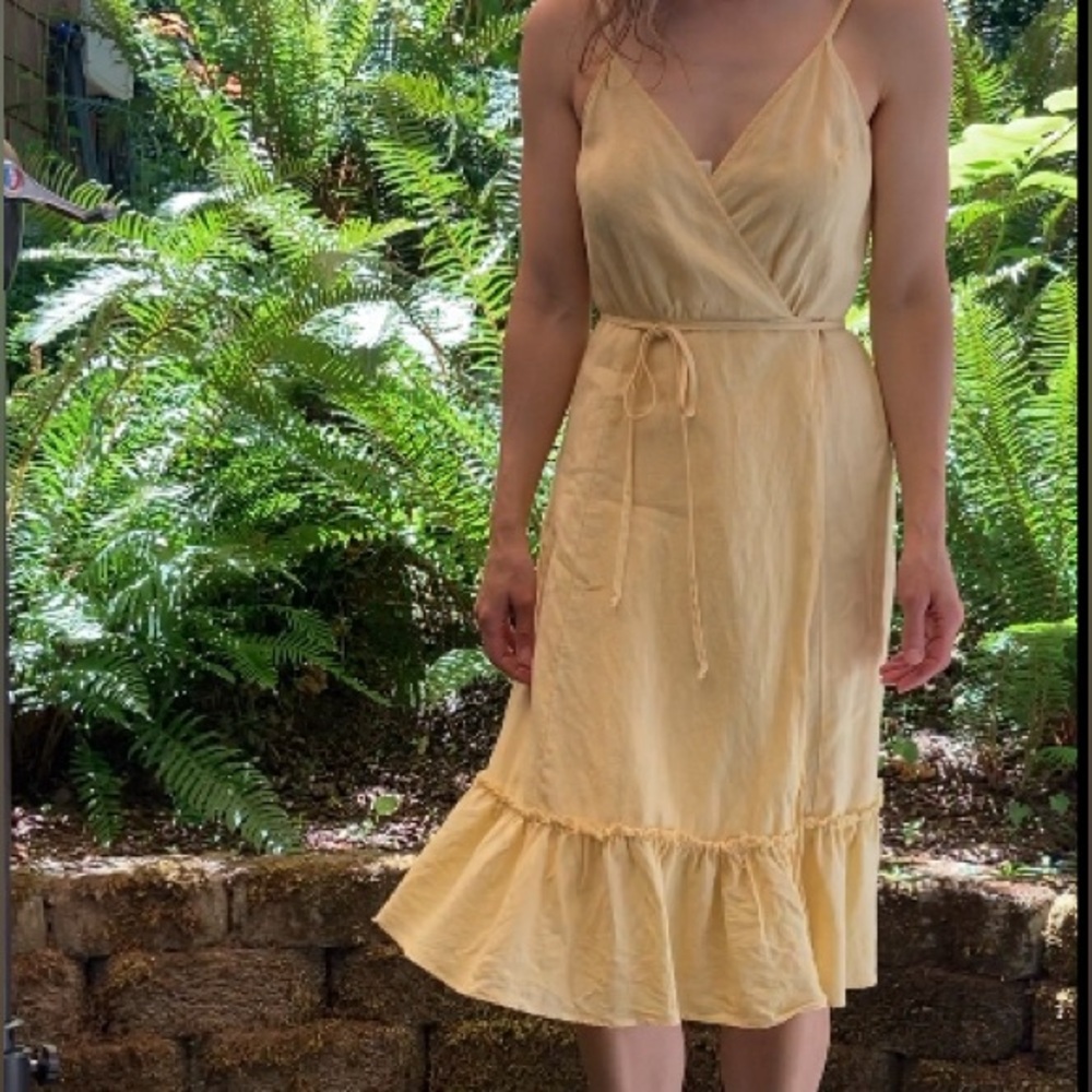 Reformation linen dress
